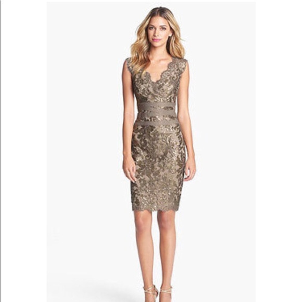 Tadashi shoji sequined dress